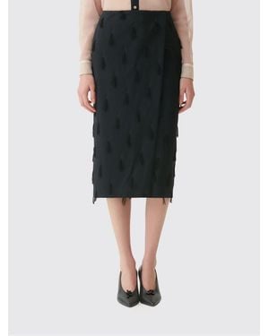 Fabiana Filippi Midi Wrap Skirt - Black