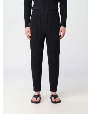 Homme Plissé Issey Miyake Trousers - Black