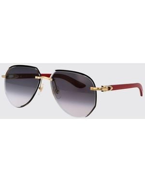 Cartier Lunettes De Soleil Homme - Blanc