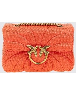 ショルダーバッグ・ポシェット PINKO Women Shoulder Bags 104303 A29QA57Q Orange PINKO Love Puff Shoulder Bag | Orange | FARFETCH