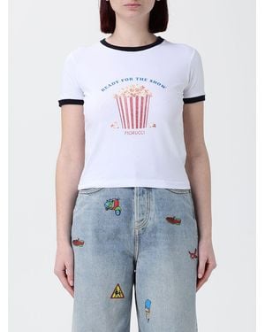 Fiorucci Printed Cotton T-Shirt - White