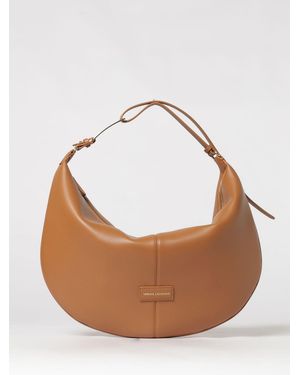 ARMANI EXCHANGE Grained Faux Hobo Bag - Brown