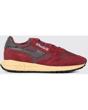 Autry Reelwind Sneaker Aus Nylon Und Wildleder Mit Gezackter Sohle - Pink