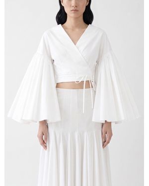Jacquemus Paysan Wrap Top - White