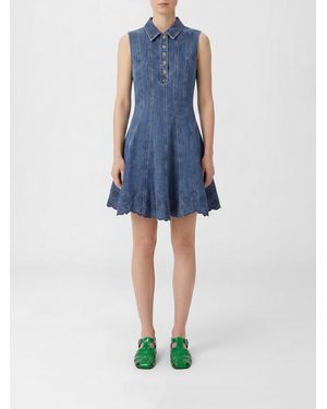 Self-Portrait Vestido Mujer - Azul