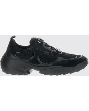 Roger Vivier Zapatillas Viv' On The Run De Piel Y Malla Con Suela Chunky - Negro