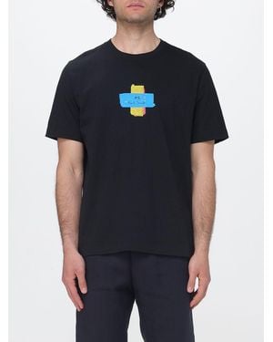 Paul Smith Organic Cotton T-Shirt With Logo - Black