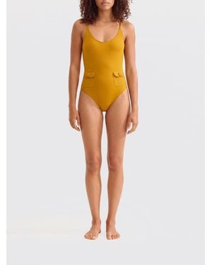 Eres Bañador De Una Pieza De Nailon - Naranja