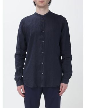 Brooksfield Classic Linen Shirt - Blue
