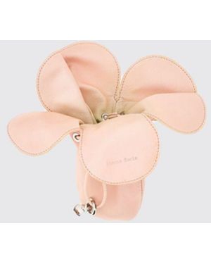 Simone Rocha Monedero De Piel Con Motivo Floral - Rosa