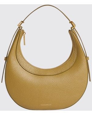 Coccinelle Whisper Mini Grained Leather Bag - Metallic