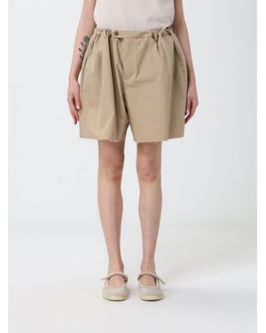 MM6 by Maison Margiela Cotton Blend Shorts - Natural
