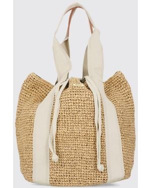 Barbour Lily Straw Handbag - White