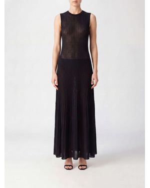 FEDERICA TOSI Jersey Midi Dress - Black