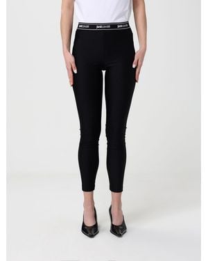 Just Cavalli Stretch Technical Fabric Leggings - Black