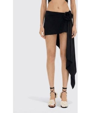 Magda Butrym Asymmetric Polyamide Skirt - Black