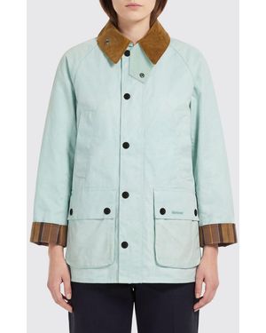 Barbour Bedale Oversize Waxed Cotton Casual Jacket - Green