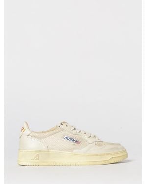 Autry Medalist Low Super Vintage Trainers - Natural