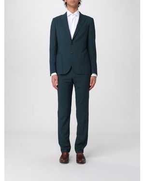 Corneliani Wool Blend Single-Breasted Suit - Blue