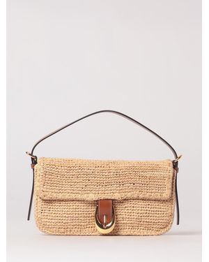 STAUD Bolso Harlow De Rafia - Neutro