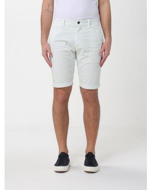 Mason's Slim Fit Stretch Cotton Shorts - White