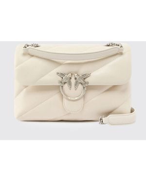 Pinko Love Bag Puff Classic Matelassé Nappa Bag - Natural