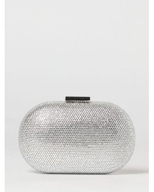 Twentyfourhaitch Sunrise Crystal Clutch - Grey