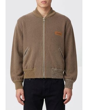 Magliano Cotton And Wool Bomber Jacket - Brown