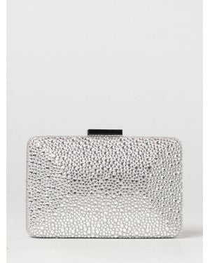 Twentyfourhaitch Niger Crystal Clutch - Grey