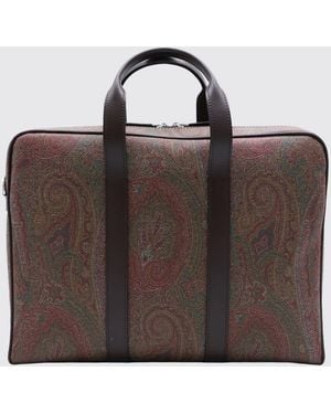 Etro Borsa Da Lavoro Arnica - Marrone