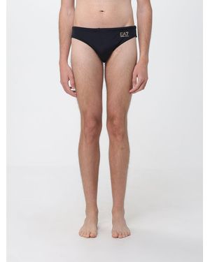 EA7 Maillot De Bain Slip En Polyester - Bleu