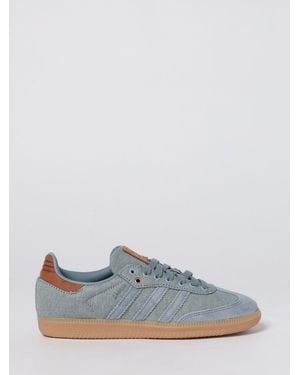 adidas Originals Samba Og Cotton Denim Trainers - Blue