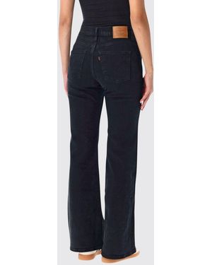 Levi's Jeans Ribcage Flared A Vita Alta - Blu