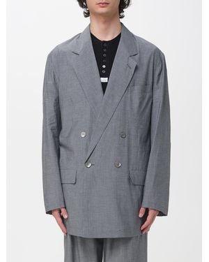 Magliano Double-Breasted Cotton Blazer - Grey