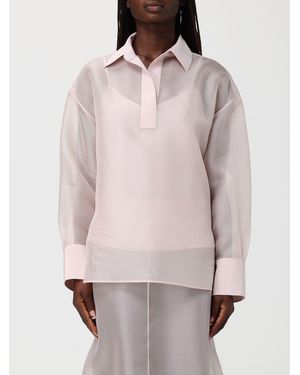 Agnona Silk Organza Shirt - Pink
