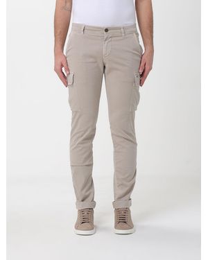 Mason's Stretch Cotton Cargo Pants - Gray