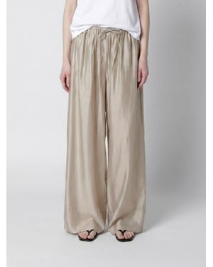 Entire studios Vento Wide Leg Tencel Blend Trousers - Multicolour