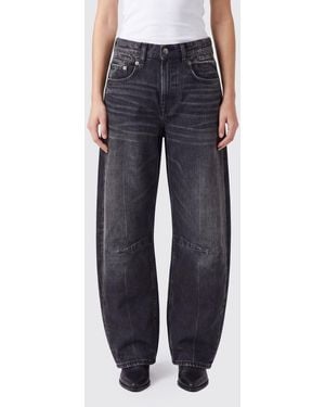 R13 Jeans Baggy A Cinque Tasche - Blu