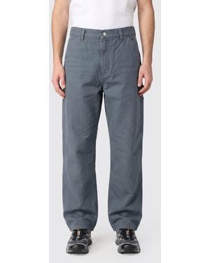 Carhartt Baumwoll-Wide Leg Hosen - Blau