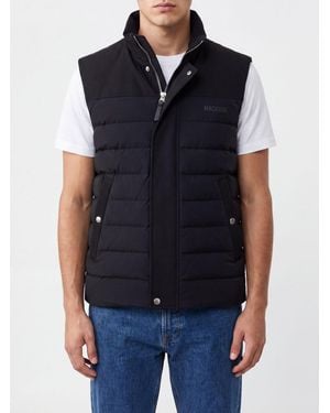 Mackage Brody Quilted Nylon Vest With High Neck - Blue