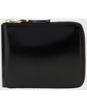 Comme des Garçons Comme Des GarÇ Ons Continental Leather Wallet By With Zip Closure - White