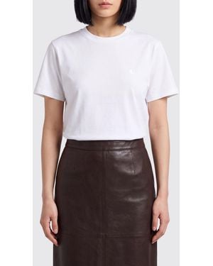 Carhartt Short-Sleeved Cotton T-Shirt With Crew Neck - White