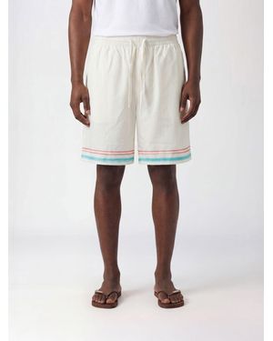 CASABLANCA Silk Shorts - Natural