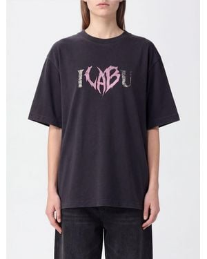CAMPERLAB Relaxed Fit Cotton T-Shirt With Printed Logo And Dropped Shoulders - Blue