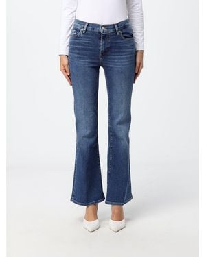 FRAME The Reboot High-Waisted Flared Stretch- Jeans - Blue