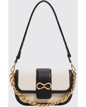 Twinset Cotton Canvas Bag - White