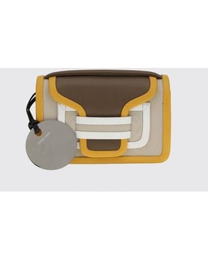 Pierre Hardy Alpha Leather Bag - White