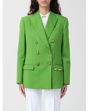 Elisabetta Franchi Double-Breasted Blazer - Green