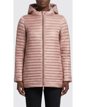 Save The Duck Nylon Down Jacket With Hood - Pink