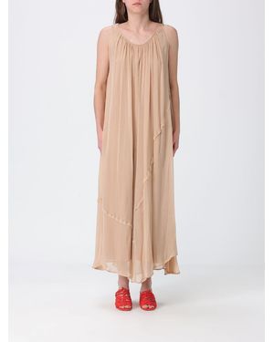 Alysi Silk Midi Dress - White